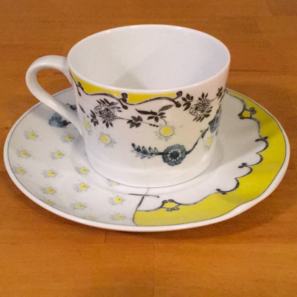 Anthropologie tea cup and saucer by Spal - Picture 2 of 7